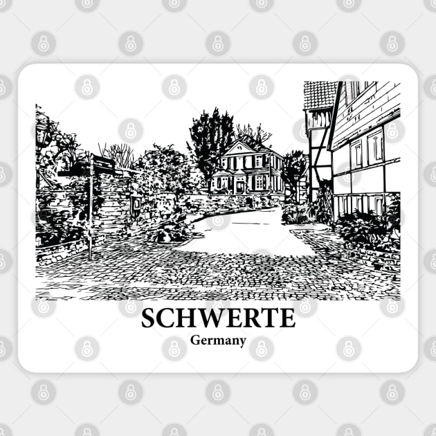 Schwerte - Germany Magnet by Lakeric